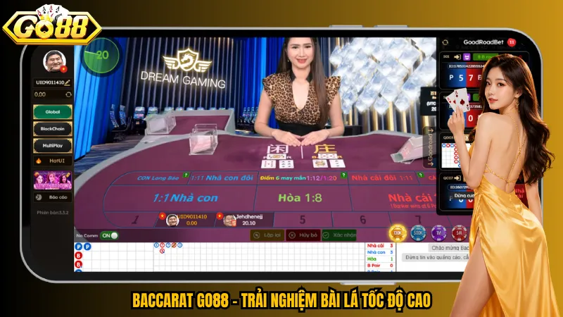 Baccarat Go88 – Chạm Cửa Thắng, Nhận Thưởng Nhanh 2 Baccarat Go88 – Trải nghiệm bài lá tốc độ cao