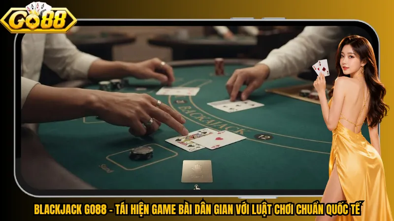 Blackjack Go88 - Trải Nghiệm Game 21 Điểm Hấp Dẫn 2 Blackjack Go88 – Tái hiện game bài dân gian với luật chơi chuẩn quốc tế