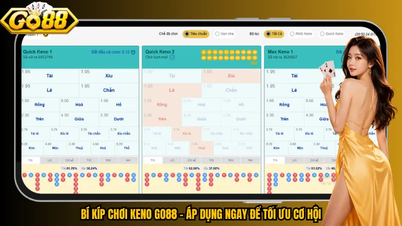Keno Go88 – Cơ Chế Quay 20 Bóng & Kết Quả Bất Ngờ 5 Bí kíp chơi Keno Go88 – Áp dụng ngay để tối ưu cơ hội