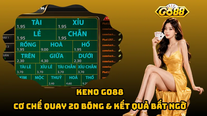 Keno Go88 – Cơ Chế Quay 20 Bóng & Kết Quả Bất Ngờ 1 Keno Go88 – Cơ Chế Quay 20 Bóng & Kết Quả Bất Ngờ