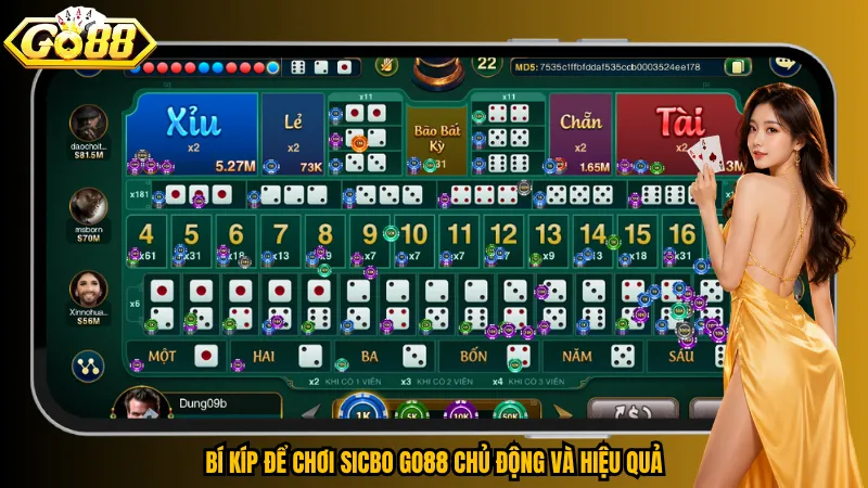 Sicbo Go88 – Xúc Xắc Đa Cửa, Chạm Thưởng Bất Ngờ 5 Bí kíp để chơi Sicbo Go88 chủ động và hiệu quả